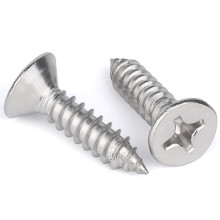Zinc Plated M1 M1.2 M1.4 M1.5 M1.7 M2 M2.3 M2.6 M3 M3.5 M4 Phillips Self-tapping Screw Countersunk Flat Head Self Tapping Screws